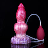 FAAK Silicone fantasy Dog Knot Squirting Penis Large Ejaculation Dildo