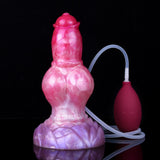 FAAK Silicone fantasy Dog Knot Squirting Penis Large Ejaculation Dildo