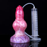 FAAK Silicone fantasy Dog Knot Squirting Penis Large Ejaculation Dildo