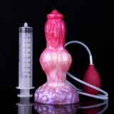 FAAK Silicone fantasy Dog Knot Squirting Penis Large Ejaculation Dildo