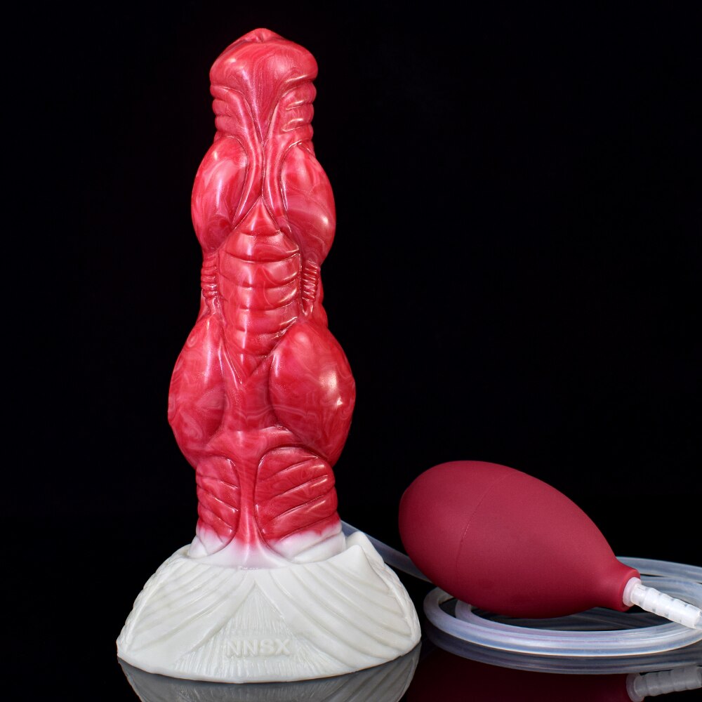 FAAK Wolf Ejaculation Dildo Spray Liquid Knot Squirting Penis