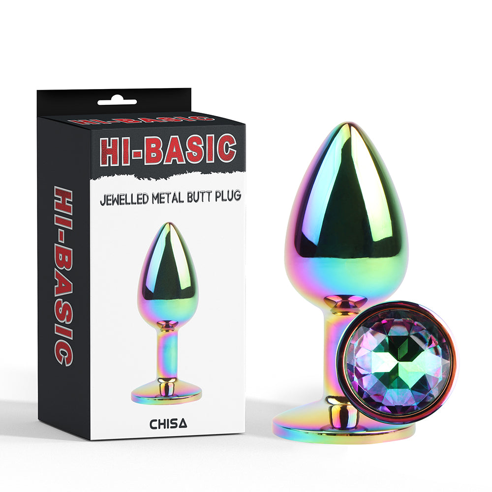 Hi-Basic Jewelled Metel Butt Plug