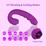 LEBEI G Spot Vibrator With Rotating Head & Tongue Vibrator