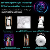 GALAKU®Mecha original Male masturbators Cup Bluetooth APP Control vibration suck simulation telescopic Mate player masturbator