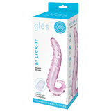 Glas 6" Lick-it Glass Dildo-Pink