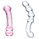 Glas Double Pleasure Glass Dildo Set