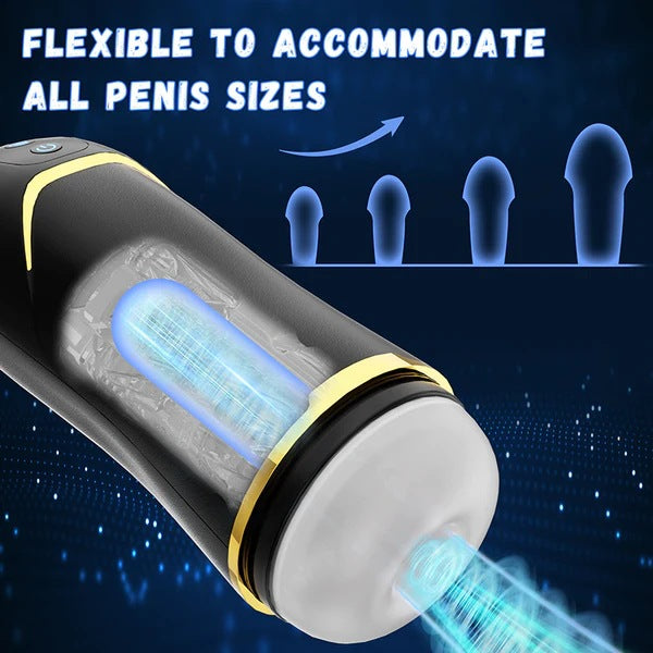 HANNIBAL Automatic Male Masturbator with Suction & Vibration