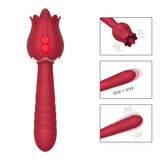 HGOD III Tongue licking telescopic vibrator G spot sex massager