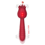 HGOD III Tongue licking telescopic vibrator G spot sex massager