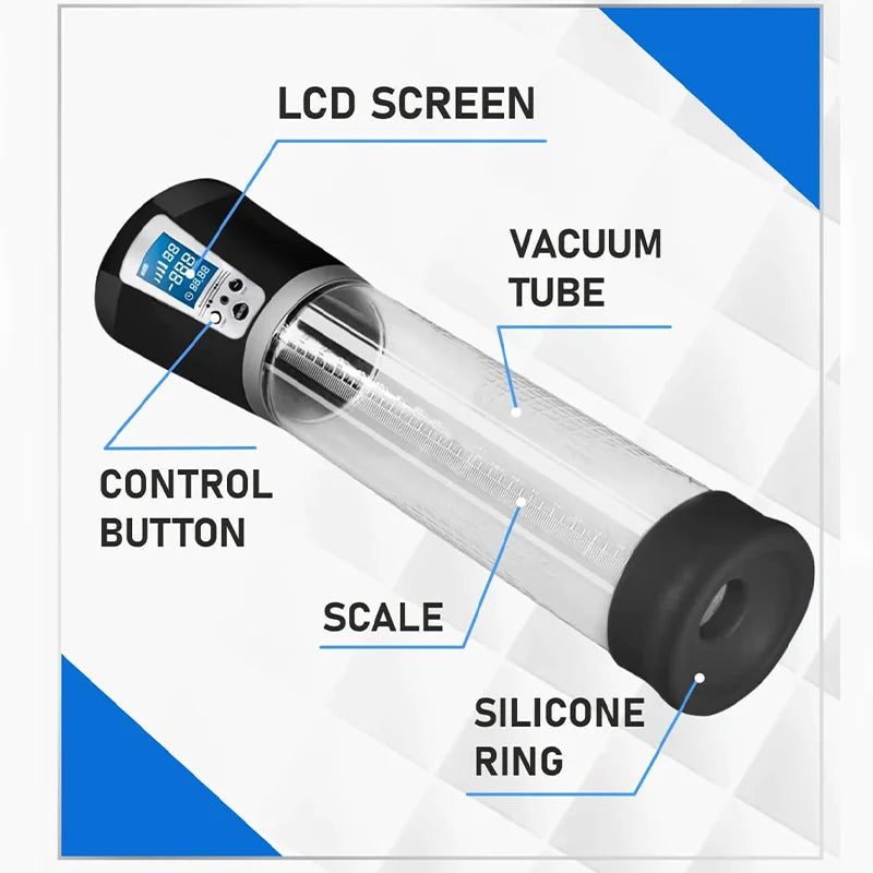 Hannibal Electric Penis Pump Sex Toys for Male Masturbator Penis Extender