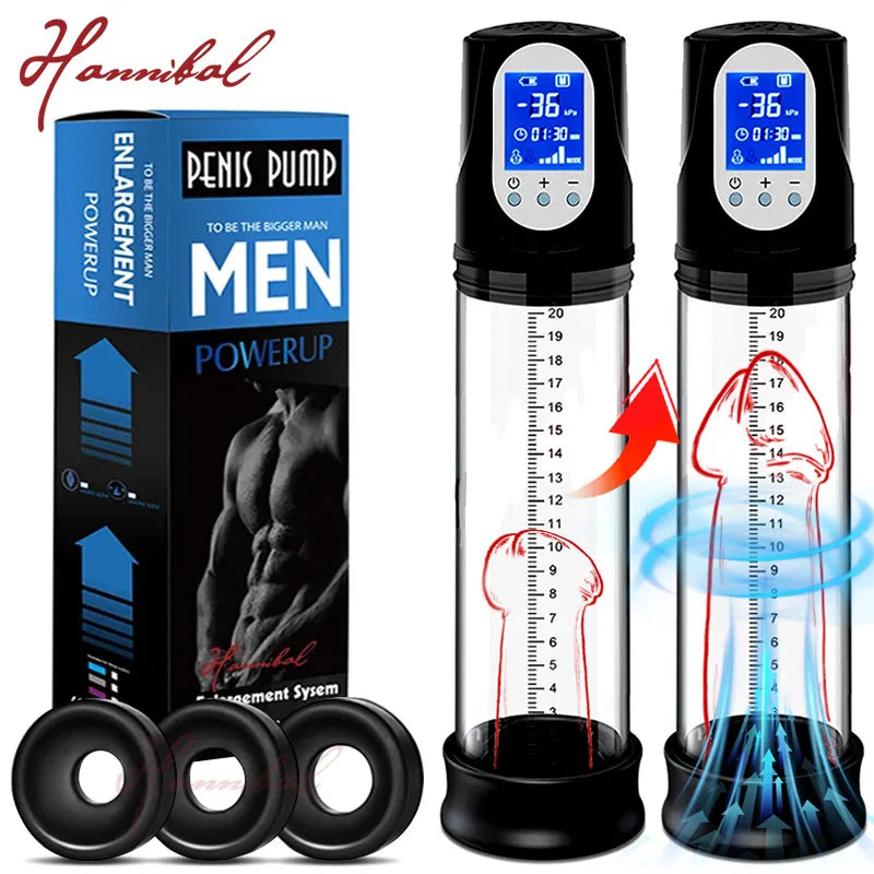 Hannibal New Vacuum Pump Penis Enlargement Enhancer