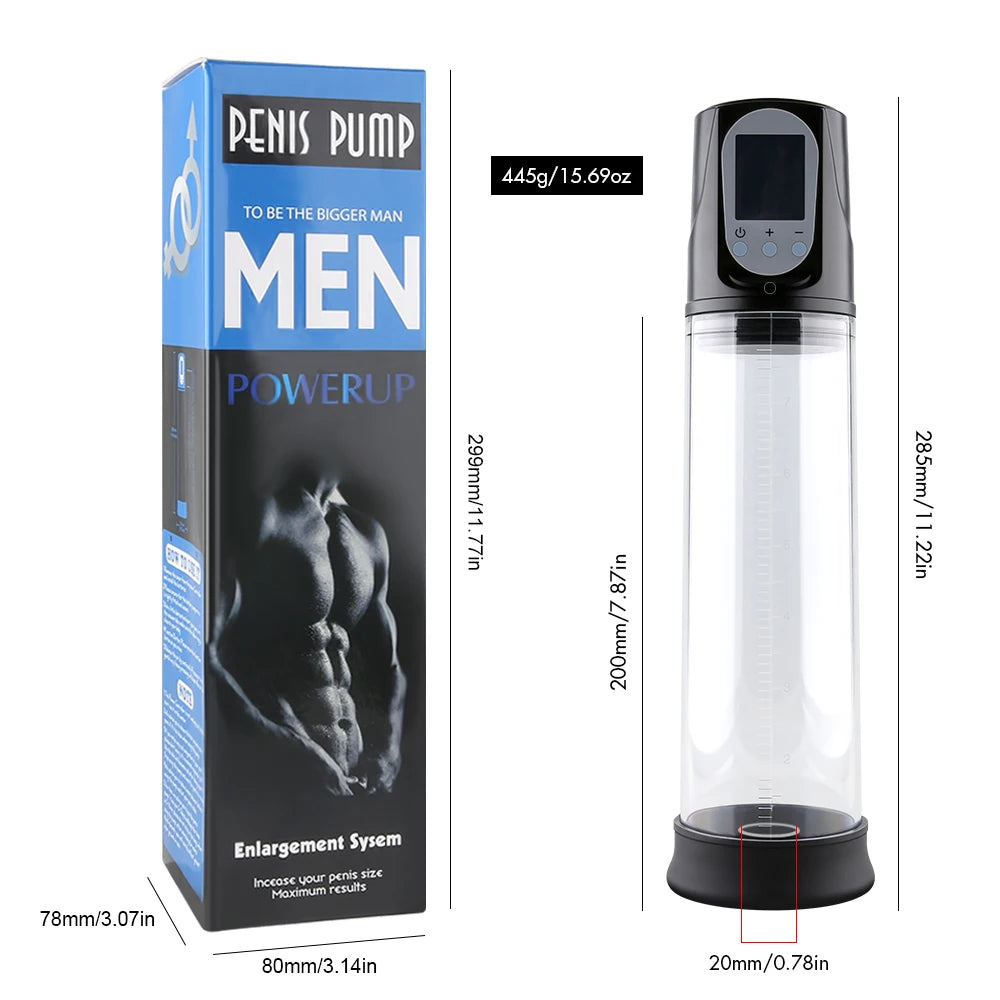 Hannibal New Vacuum Pump Penis Enlargement Enhancer