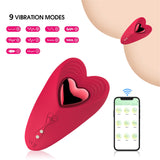 Heart Shaped App Remote Control Panty Vibrator