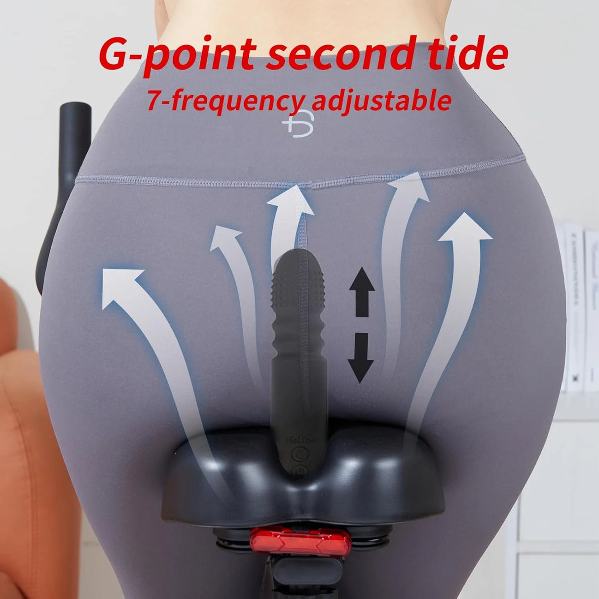 Helibo Bicycle seat cushion masturbator Telesocpic prostate Automatic Sex Booster for men and women