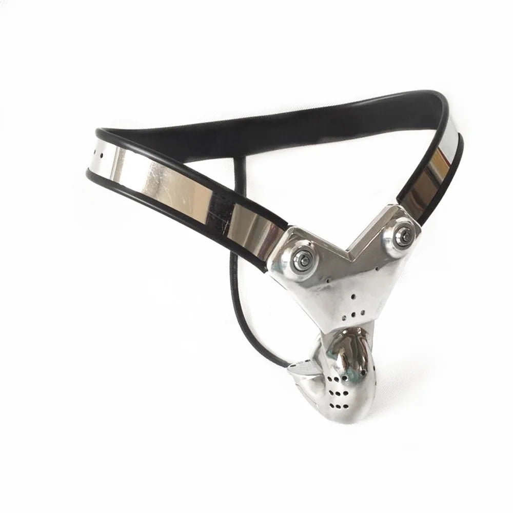 Black Emperor stainless steel men chastity belt