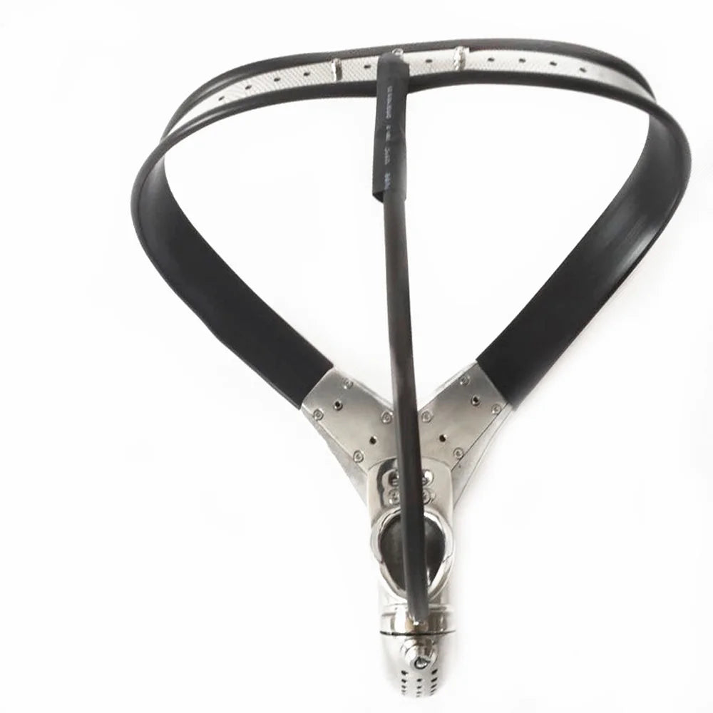 Black Emperor stainless steel men chastity belt