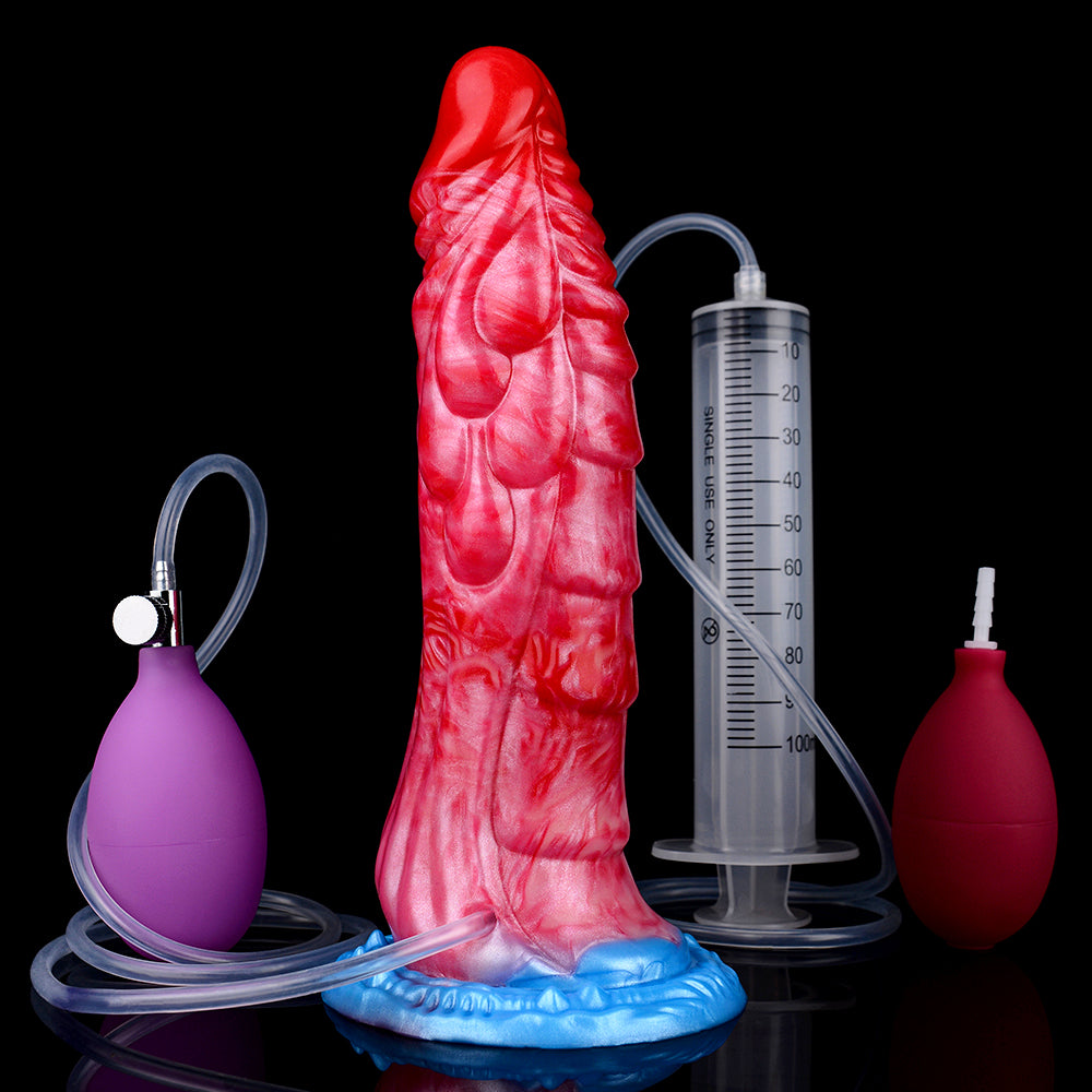 5248Inflatable monster Squirting dildo Anal Sex toys for women and men