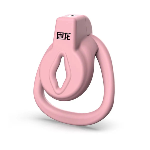 JEUSN Pink Flat Chastity Cage