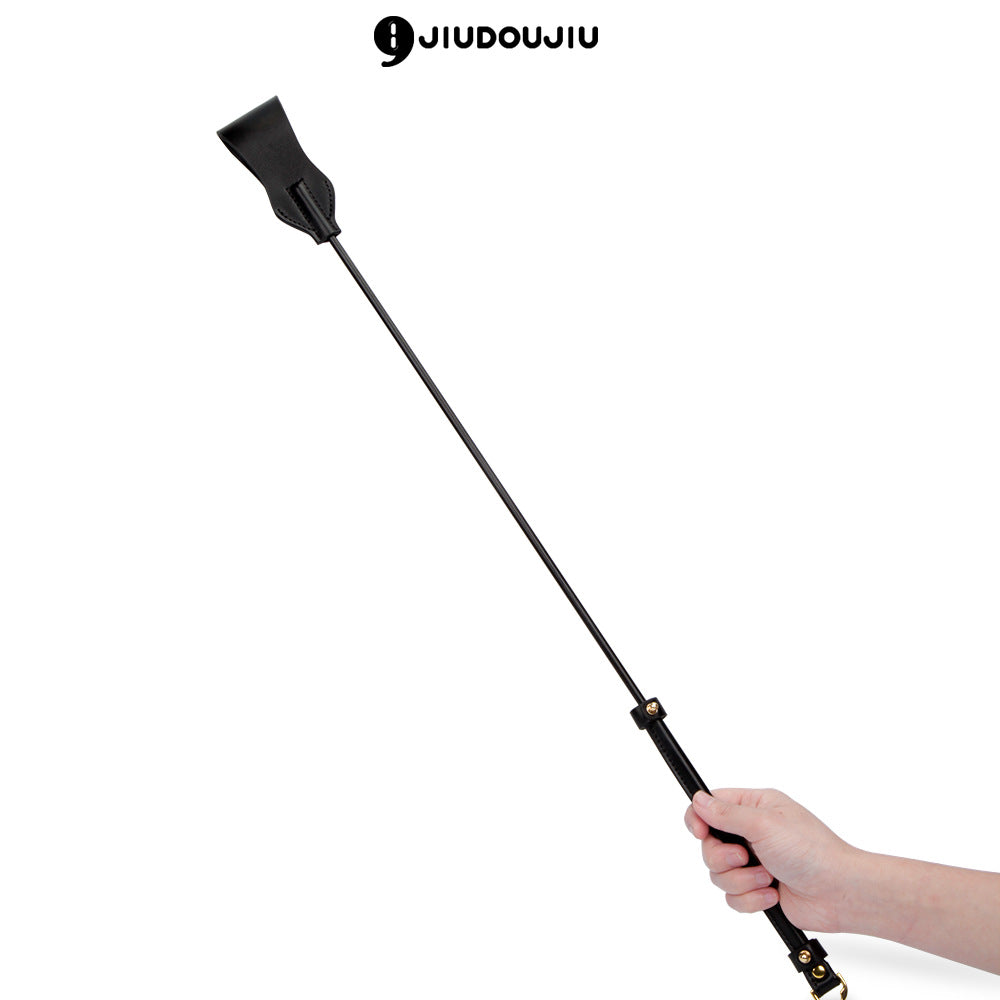 JIUDOUJIU Luxury Classic Leather Riding Crop & Cane