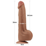 11.5'' King Sized Sliding Skin Dual Density Dildo