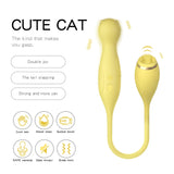 LILO Cute Cat Double-headed Egg Sucking Vibrator