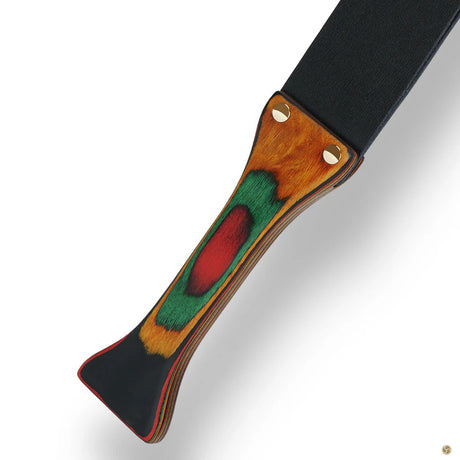 Roomfun Luxury BDSM Colour Wood Leather Paddle