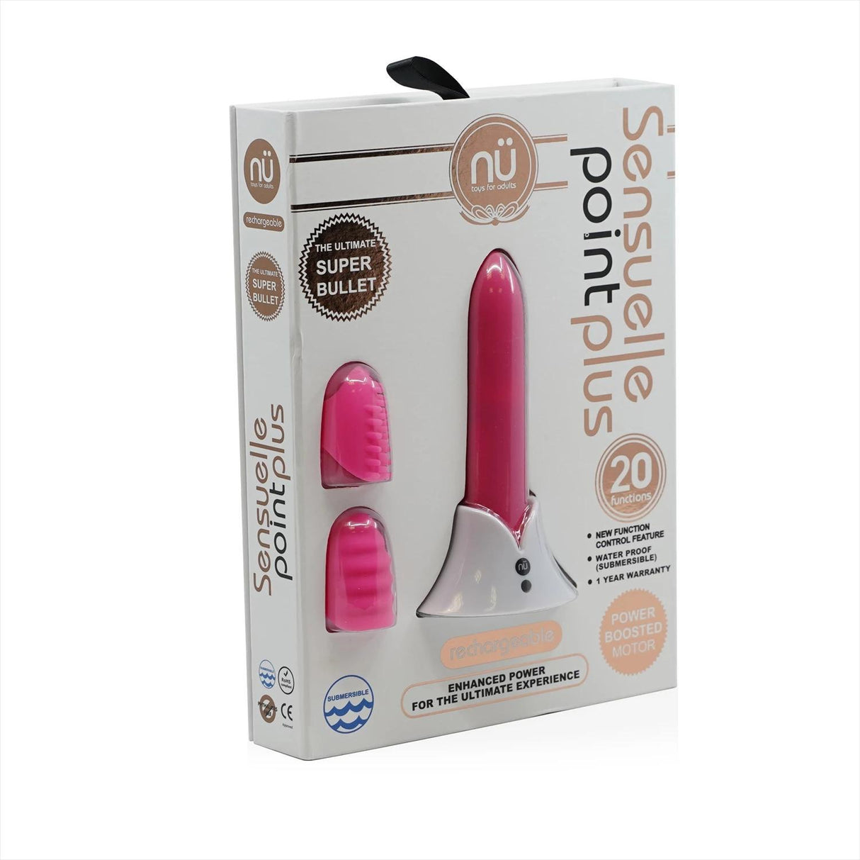 NU Sensuelle Point Plus 20 Functions Bullet Vibrator