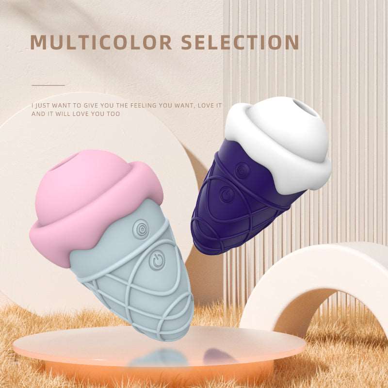 Namiya Ice Cream Cone 10-Frequency Suction Tongue Licking Vibrator