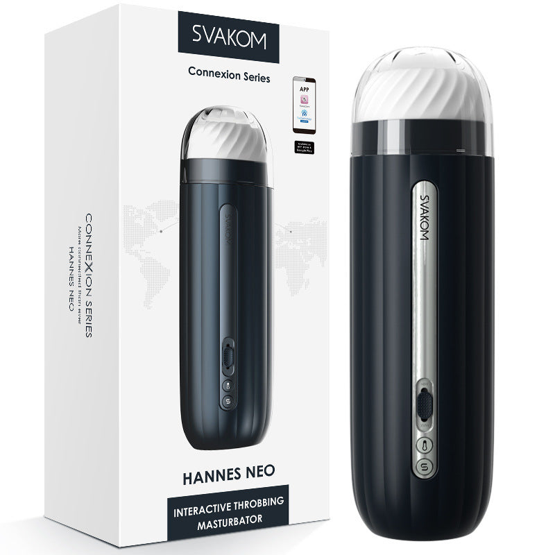 Svakom Hannes Neo Heat Vibrating Male Masturbator with APP control