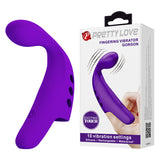 PRETTY LOVE 10 Frequency vibration Couple Finger Vibrator