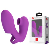 PRETTY LOVE 7 Frequency vibration sucking Finger Vibrator