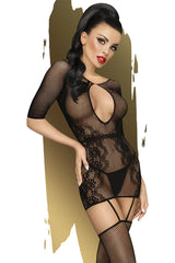 Penthouse Lingerie High Stakes Bodystocking/Mesh Dress S-L