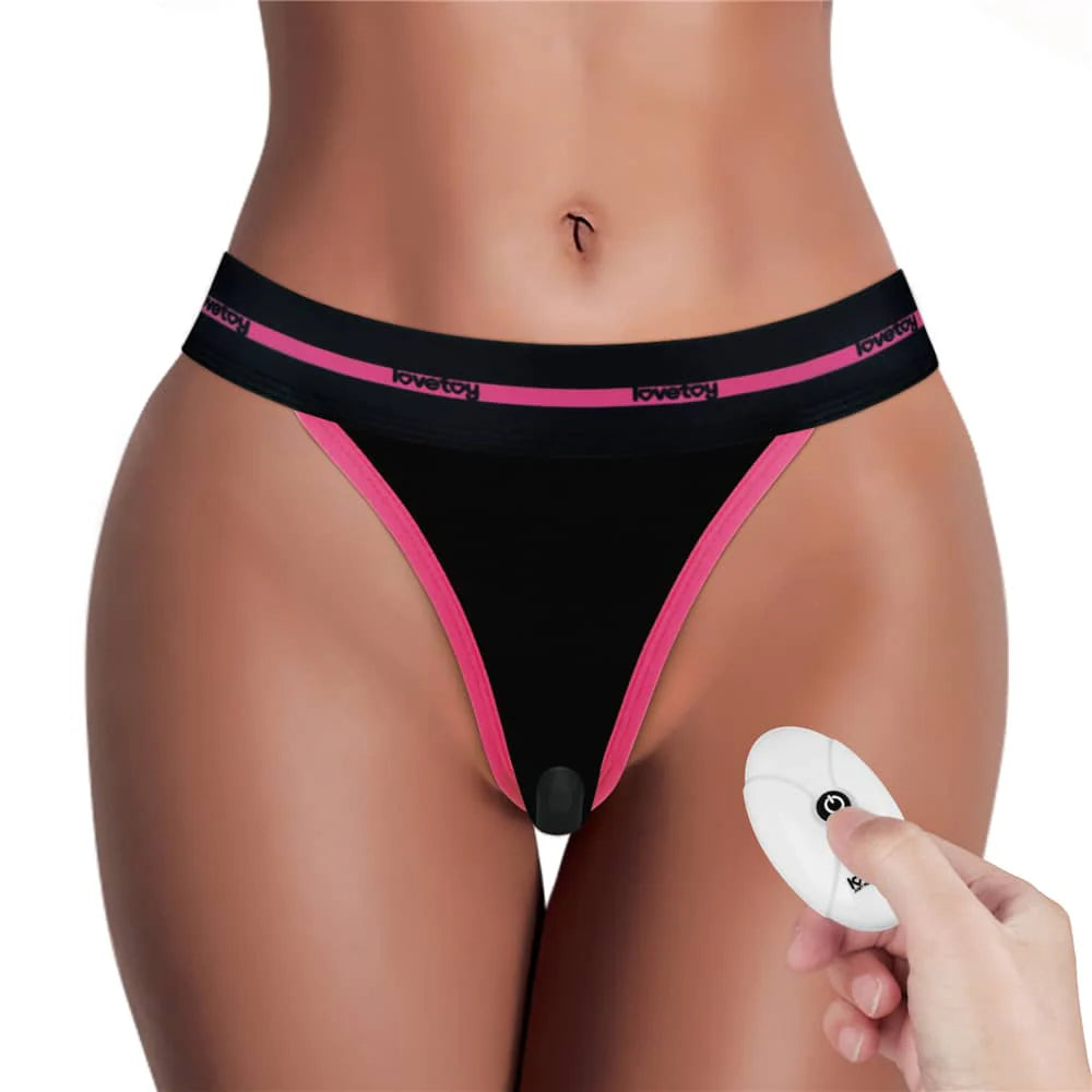 Pink Slut Vibrating Sexy Panties Paired With Remote Control Bullet