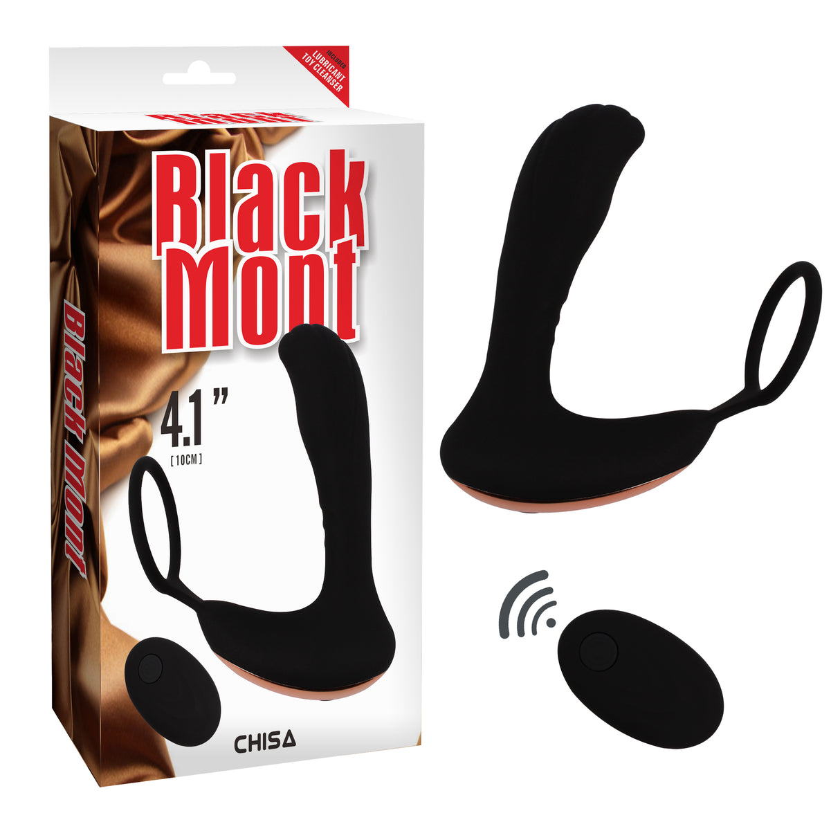 Black Mont Backyard Teaser Prostate Massager With Cock Ring