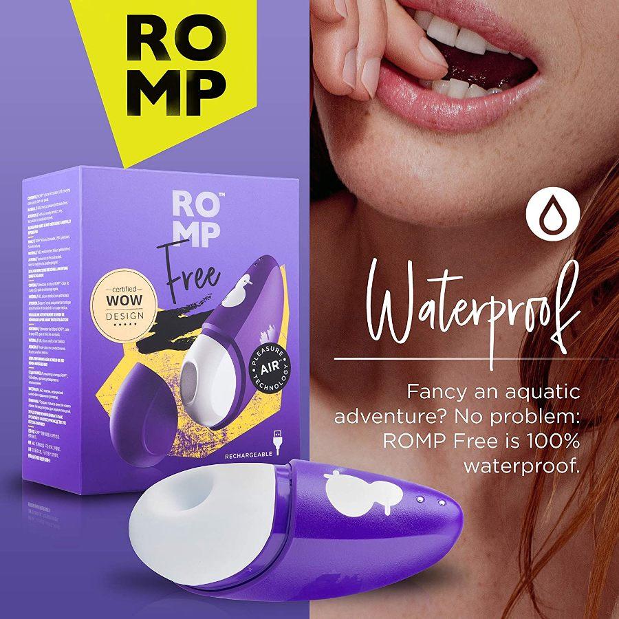 ROMP Free clitoral suction vibrator With Pleasure Air technology