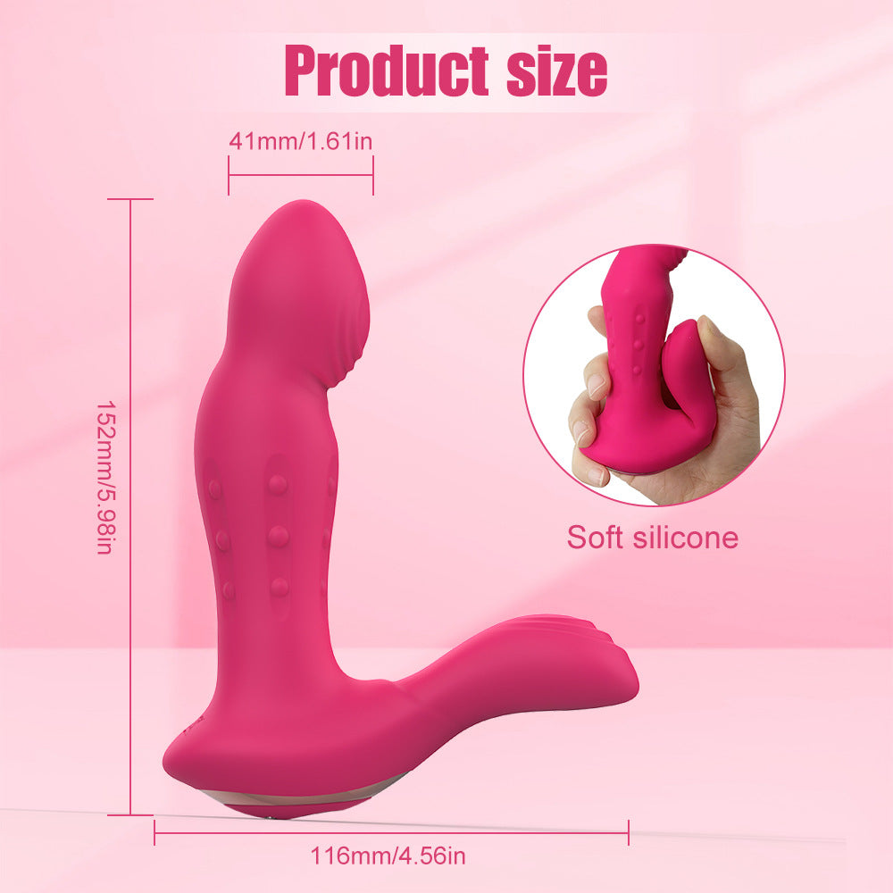 Creep Remote Control Tapping G-spot Vibrator & Clit Stimulator