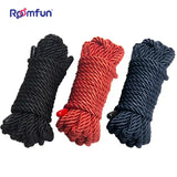 Roomfun®BDSM Binding and bondage mercerizing rope 8M soft rope for sex Game