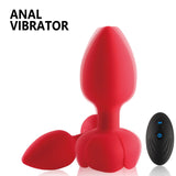 Rose Vibrating Light Up Led Butt Plugs