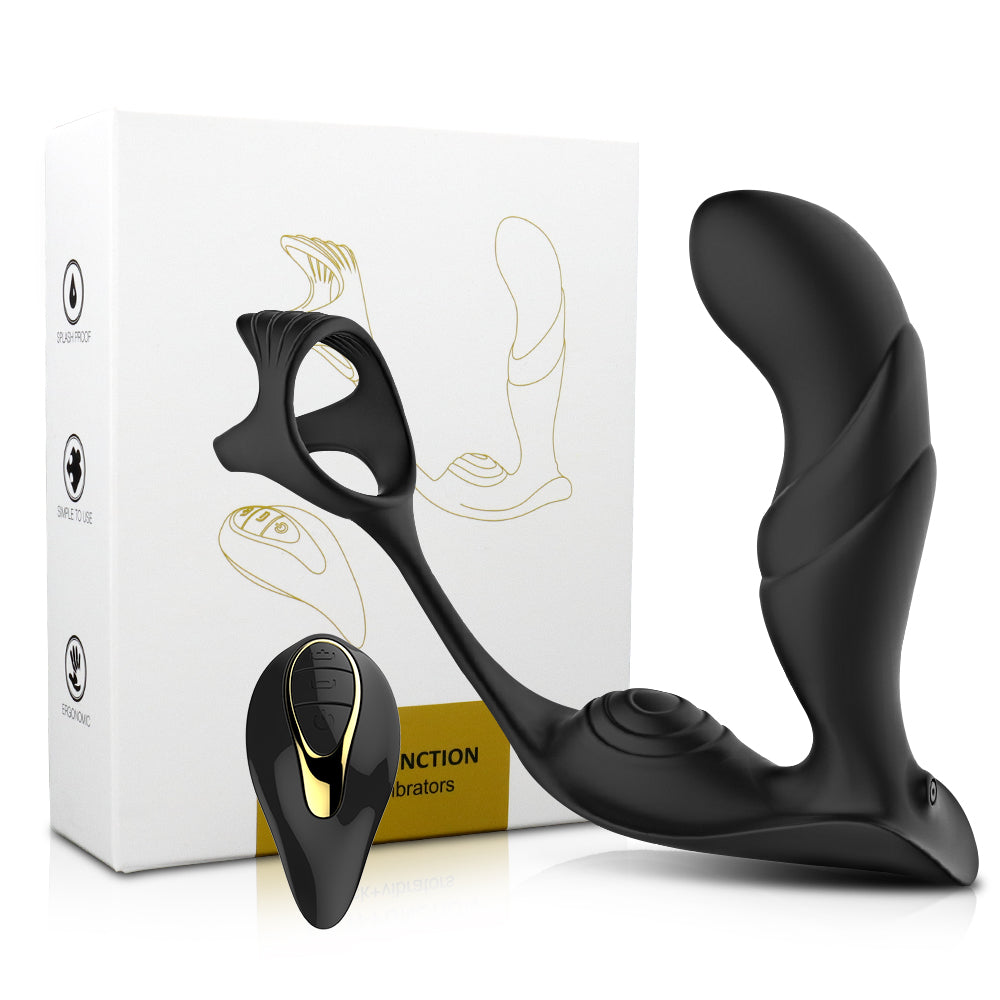 CHIQING Thrusting Anal vibrator Penis cock Ring wireless Remote Control