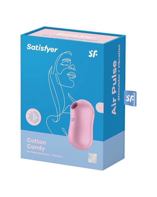 Satisfyer Cotton Candy Air Pulse Stimulator Vibration Clitoris Stimulator female sex toys