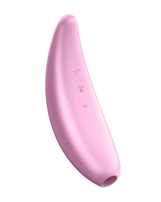 Satisfyer Curvy 3+ Clitoris Stimulating Vibrator Clitoral Sucking Connect App