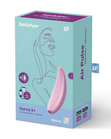 Satisfyer Curvy 3+ Clitoris Stimulating Vibrator Clitoral Sucking Connect App