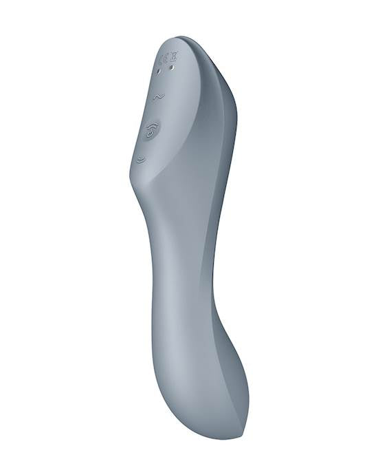 Satisfyer Curvy Trinity 3 G-spot and clitoral nipple stimulation Air Pulse Vibrator