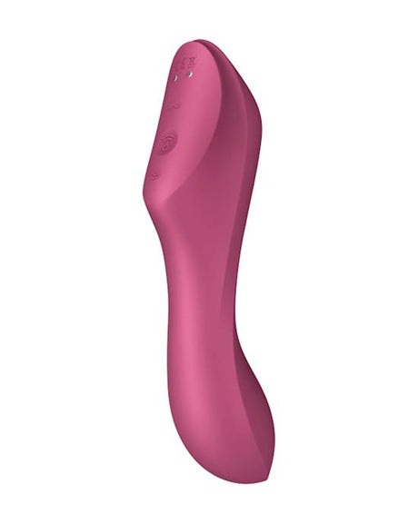 Satisfyer Curvy Trinity 3 G-spot and clitoral nipple stimulation Air Pulse Vibrator