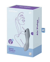 Satisfyer Curvy Trinity 3 G-spot and clitoral nipple stimulation Air Pulse Vibrator