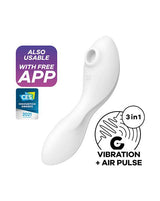 Satisfyer Curvy Trinity 5 Air Pulse Vibrator 3 in 1 APP connect Stimulator