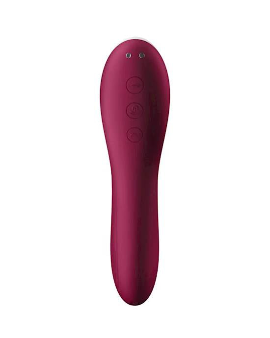 Satisfyer Dual Crush Air Pulse vibrator Clitoral Stimulator G-spot stimulation