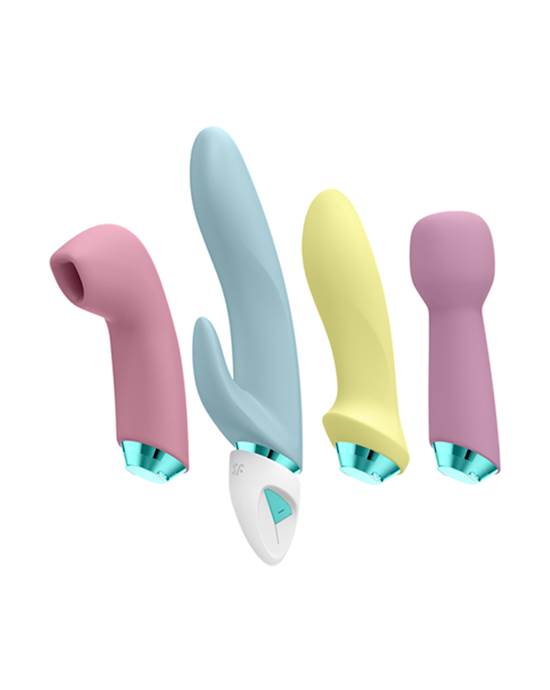 Satisfyer Fabulous Four Interchangeable Head Vibrator bestSeller sextoys