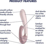 Satisfyer Heat Wave Connect App Rabbit Vibrator