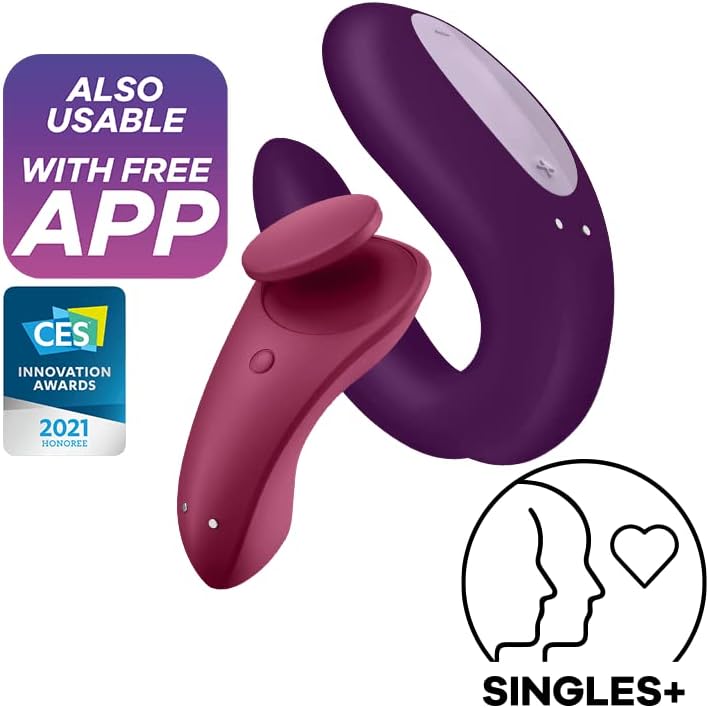 Satisfyer Partner Box 1 Double Joy Couple's Vibrator and Sexy Secret Panty Vibrator APP control